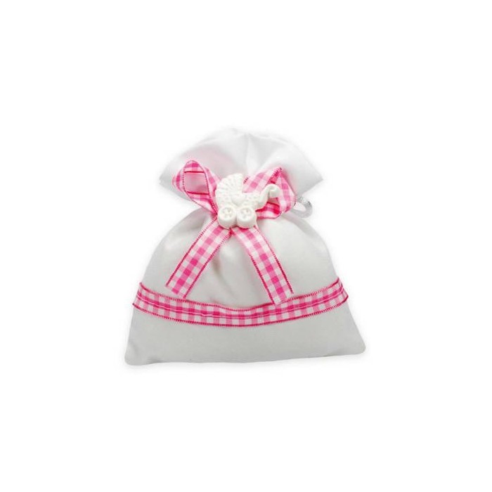 SACCH APPL CARROZZINA BABY ROSA